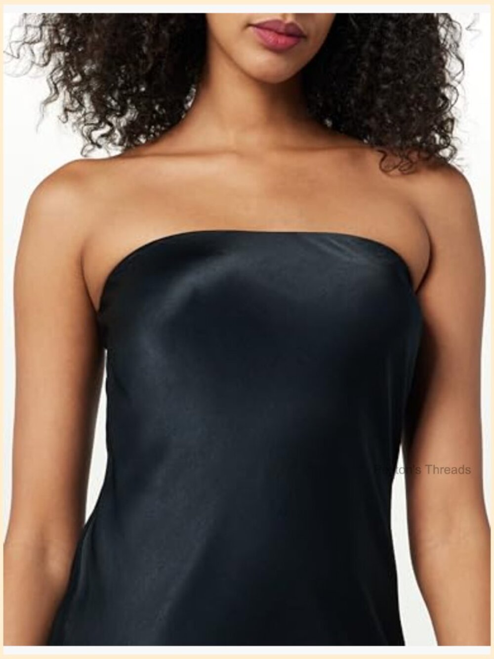 Strapless Midi Dress A-Line Silhouette Wedding Occasion - Picture 3 of 7